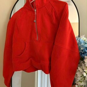 lululemon athletica scuba oversized funnel neck half zip